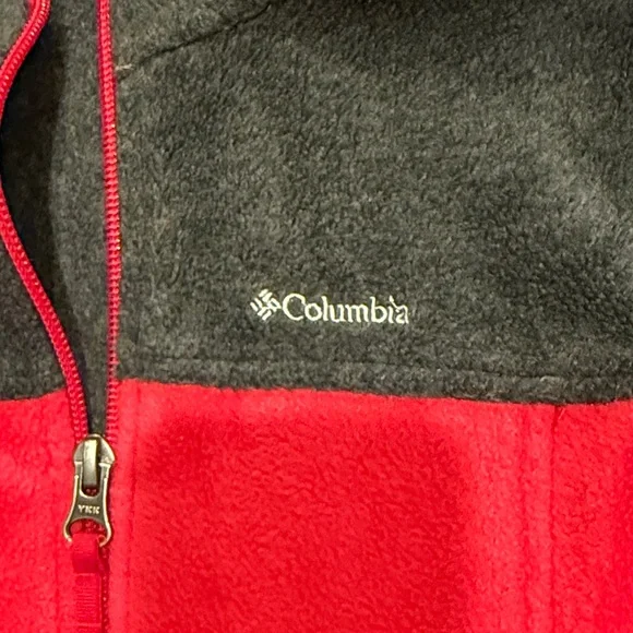 Columbia Kids' Red and Black Puffer Jacket - Picture 3 of 4